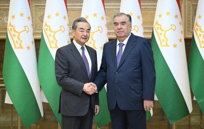 Президент Республики Таджикистан принял Министра иностранных дел Китайской Народной Республики