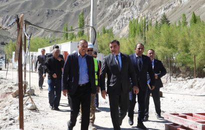 Председатель ГБАО посетил строительство ГЭС «Себзор»