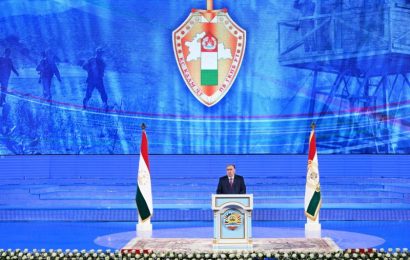 Выступление Президента Республики Таджикистан в честь 30-летия образования Пограничных войск — Дня пограничников