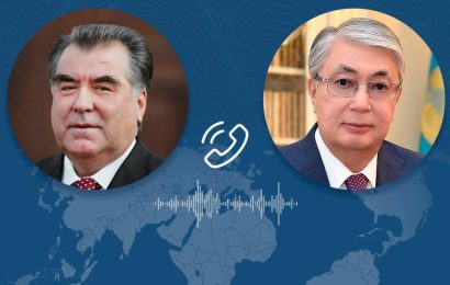 Президент Таджикистана поздравил Президента Казахстана с днем рождения
