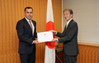 Посол Республики Таджикистан в Японии вручил копию верительных грамот