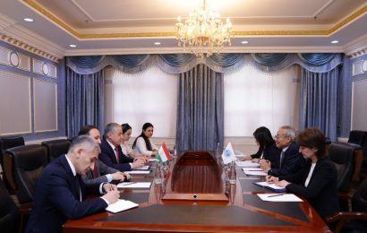 Встреча Министра иностранных дел Республики Таджикистан с Генеральным секретарем ШОС