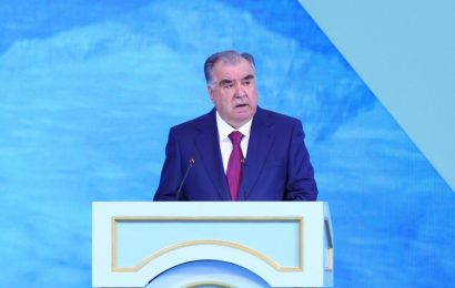 Выступление Президента Республики Таджикистан на церемонии открытия Третьей Международной конференции «Вода для устойчивого развития, 2018-2028 годы»
