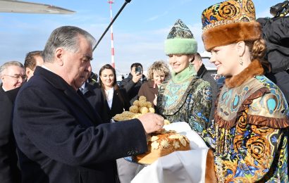 Президент Республики Таджикистан прибыл в город Казань РФ🎬