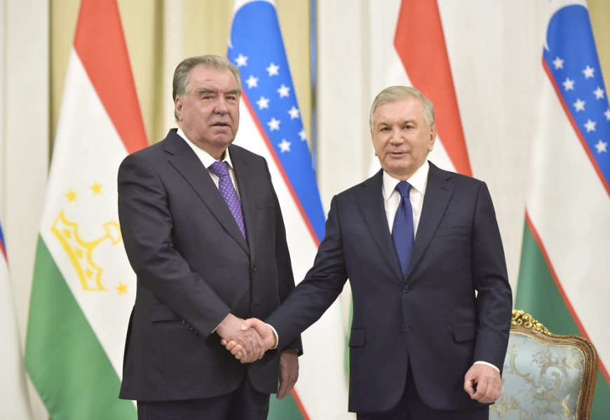 Встреча Президентов Таджикистана и Узбекистана