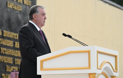 Речь Президента Республики Таджикистан в честь Дня Победы