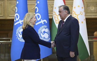 Встреча Президента Таджикистана с Исполнительным директором ЮНИСЕФ