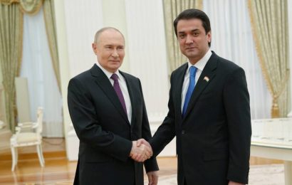 Встреча Рустама Эмомали с Владимиром Путиным