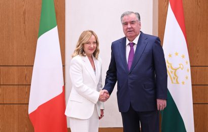 Президент Таджикистана встретился с Премьер-министром Италии