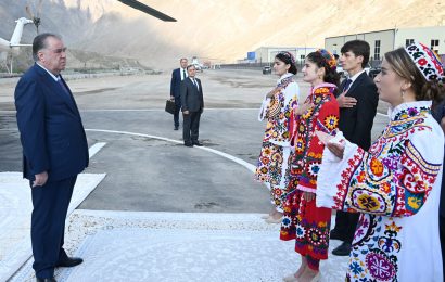 Рабочая поездка Президента Таджикистана в ГБАО