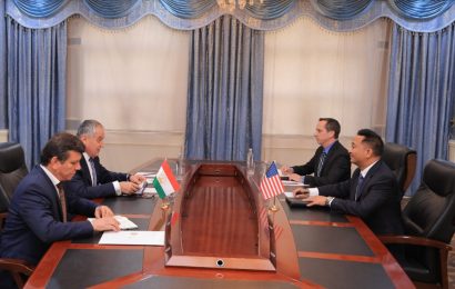 Встреча Министра иностранных дел Таджикистана с Послом США