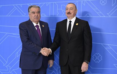 Рабочий визит Президента Таджикистана в Азербайджан