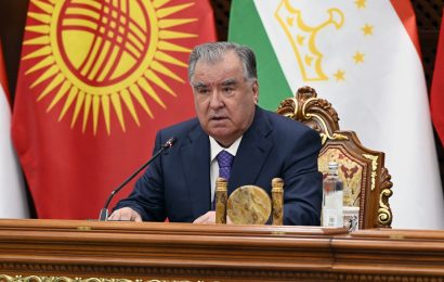 Заявление для прессы Президента Таджикистана по итогам переговоров с Президентом Кыргызстана