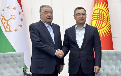 Дружеская встреча Лидера нации «без галстуков» с Садыром Жапаровым