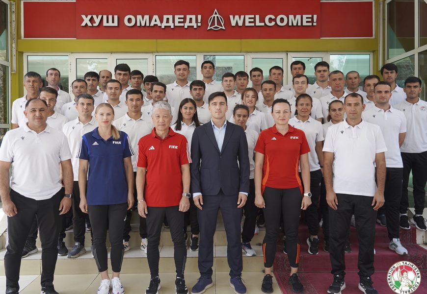 Курсы «FIFA MA Elite Referees Course» для футбольных арбитров Таджикистана