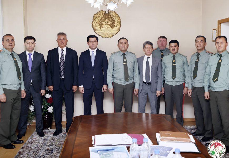 Встреча рабочей группы ФФТ с министром обороны Таджикистана