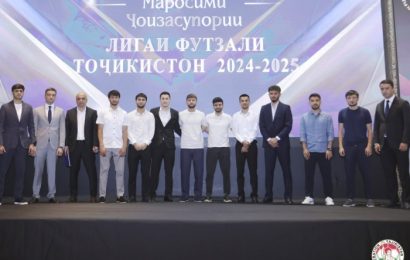 Лигаи футзали Тоҷикистон беҳтаринҳои мавсими 2024/25-ро қадрдонӣ кард