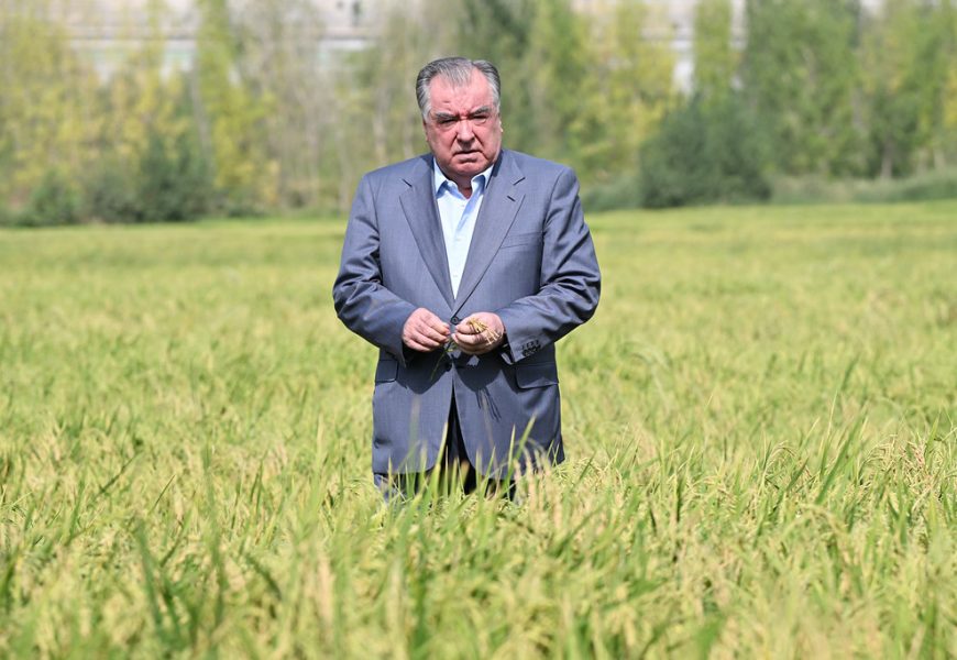 Боздиди кории Пешвои миллат Эмомалӣ Раҳмон аз шаҳри Турсунзода