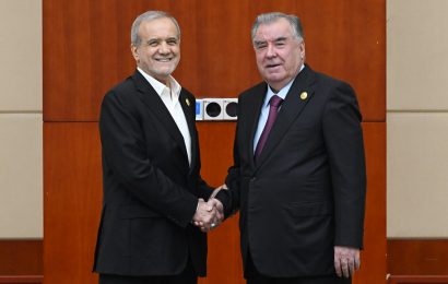 Встреча Президентов Таджикистана и Ирана