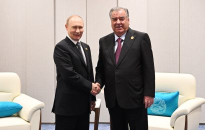 Встреча Президентов Таджикистана и России
