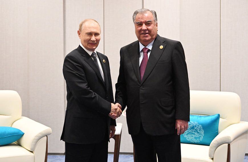 Встреча Президентов Таджикистана и России