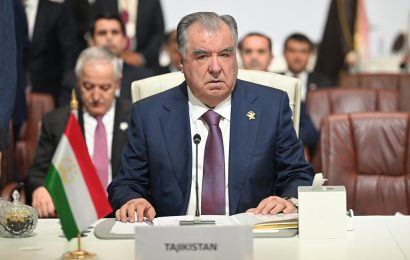 Президент Таджикистана на чрезвычайном заседание глав арабских государств и членов ОИС