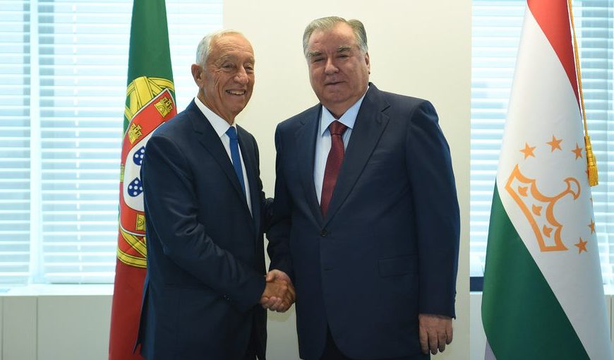 Мулоқоти Президенти Ҷумҳурии Тоҷикистон бо Президенти Ҷумҳурии Португалия