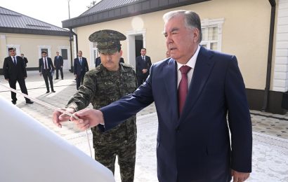 Открытие здания отдела ГКНБ в городе Вахдат