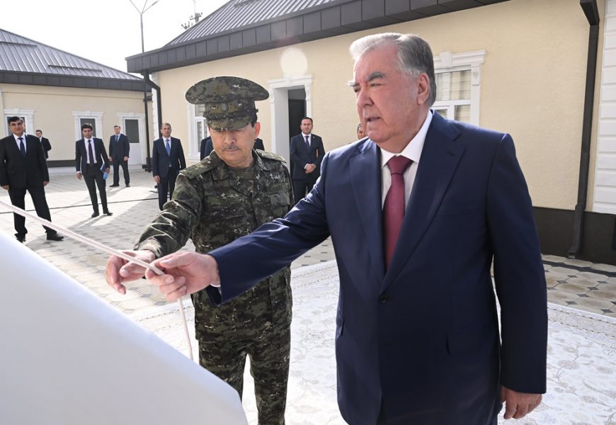 Открытие здания отдела ГКНБ в городе Вахдат