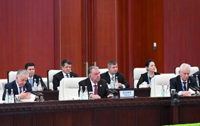 Иштироки Президенти Ҷумҳурии Тоҷикистон муҳтарам Эмомалӣ Раҳмон дар ҷаласаи Созмони ҳамкории Шанхай
