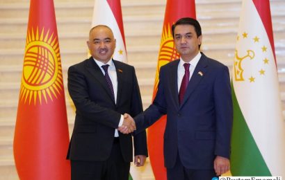 Мулоқоти Рустами Эмомалӣ бо Нурланбек Тургунбек уулу