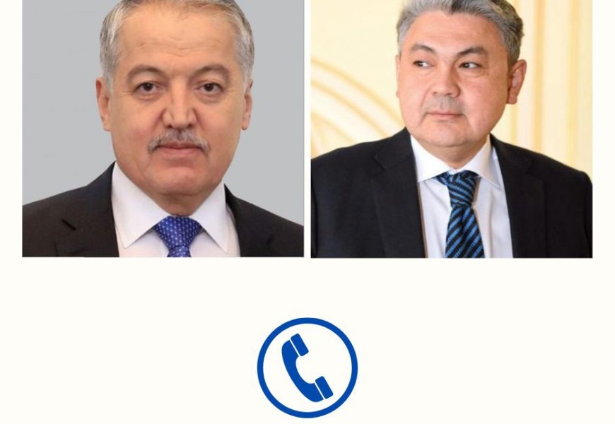 Телефонный разговор министров иностранных дел Таджикистана и Казахстана