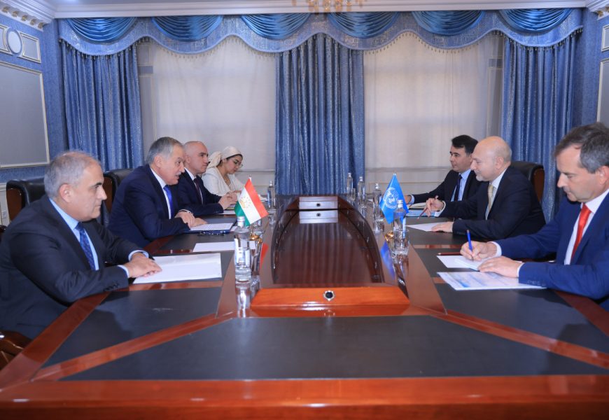 МИД РТ: Встреча с Главой Регионального Центра ООН по превентивной дипломатии для ЦА