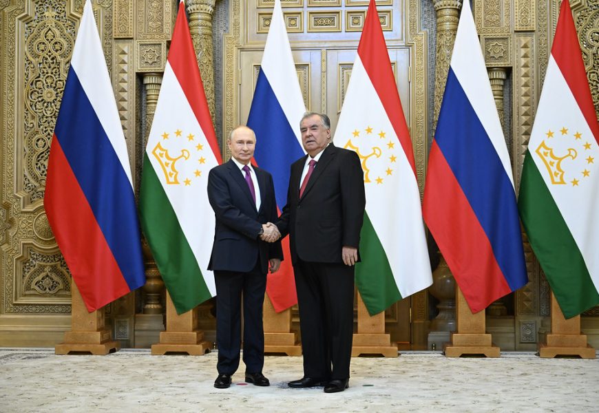 Переговоры на высшем уровне между Таджикистаном и Россией