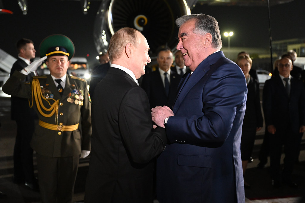 Владимир Путин дар Душанбе
