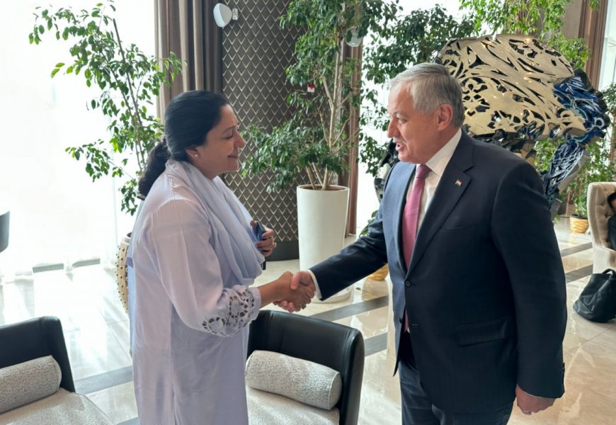 Мулоқоти Вазири корҳои хориҷии Тоҷикистон бо Вазири давлатии маориф ва омӯзишии касбии Покистон