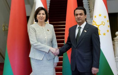 Раиси Маҷлиси миллии Маҷлиси Олии Ҷумҳурии Тоҷикистон бо Раиси Шурои Ҷумҳурии Маҷлиси Миллии Ҷумҳурии Беларус мулоқот намуданд