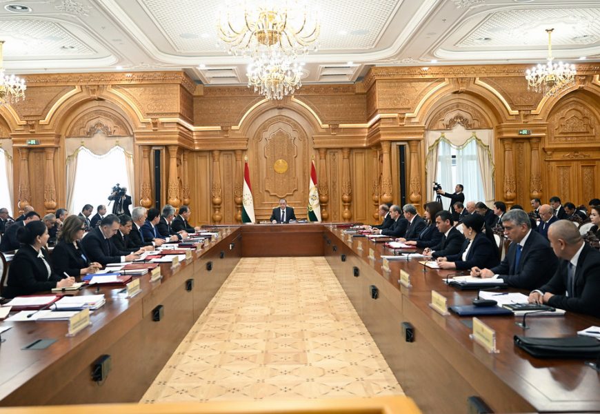 Заседание Правительства Республики Таджикистан