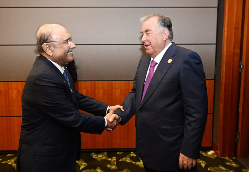 Встреча Президента Таджикистан с Президентом Пакистана