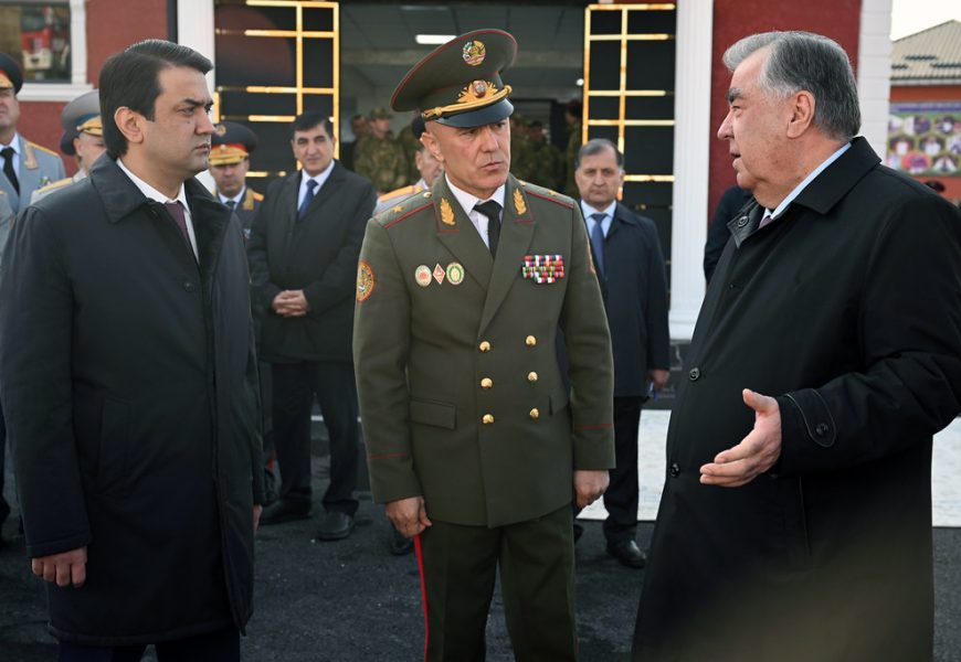 Открытие Инновационного центра МВД Республики Таджикистан