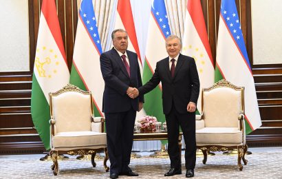 Встреча Президентов Таджикистана и Узбекистана