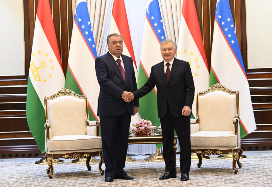 Встреча Президентов Таджикистана и Узбекистана