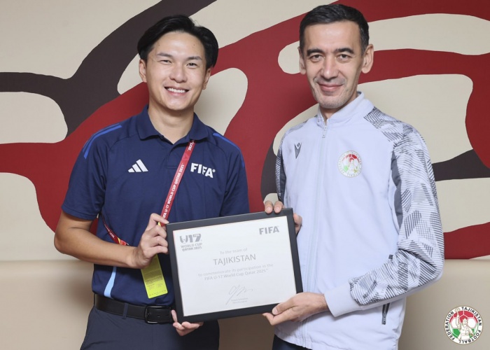 Мунтахаби наврасони Тоҷикистон соҳиби шаҳодатномаи иштирокчии Ҷоми ҷаҳон-2025 гардид