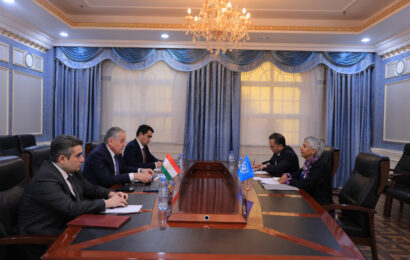 Мулоқоти Вазири корҳои хориҷӣ бо ҳамоҳангсози доимии СММ дар Тоҷикистон Мулоқоти Вазири корҳои хориҷӣ бо ҳамоҳангсози доимии СММ дар Тоҷикистон