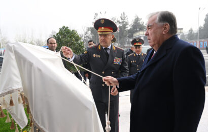 Ифтитоҳи бинои маъмурӣ ва хобгоҳ дар қисми ҳарбии 3503-и қӯшунҳои дохилии ВКД- Ҷумҳурии Тоҷикистон дар Бохтар Ифтитоҳи бинои маъмурӣ ва хобгоҳ дар қисми ҳарбии 3503-и қӯшунҳои дохилии ВКД- Ҷумҳурии Тоҷикистон дар Бохтар