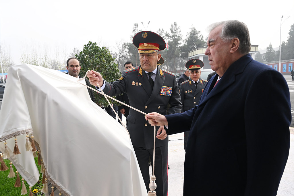 Сдача в эксплуатацию нового объекта в/ч 3503 ВВ МВД РТ в городе Бохтар Сдача в эксплуатацию нового объекта в/ч 3503 ВВ МВД РТ в городе Бохтар