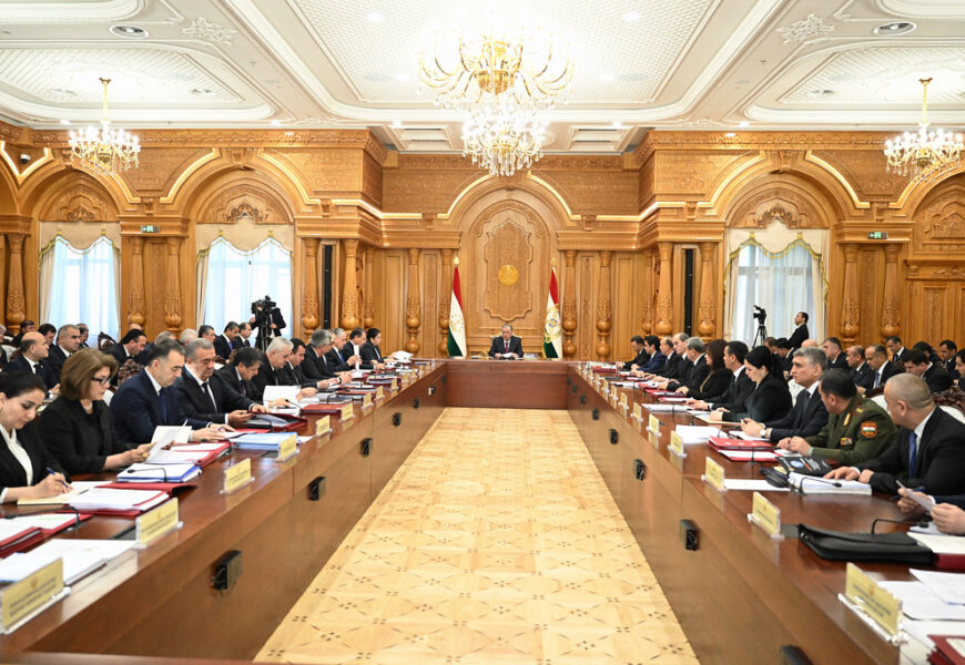 Заседание Правительства Республики Таджикистан Заседание Правительства Республики Таджикистан