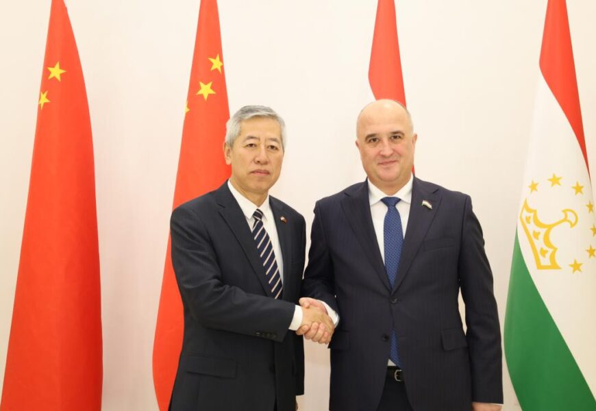 Файзалӣ Идизода бо Го Чжизюн вохӯрӣ намуд Файзалӣ Идизода бо Го Чжизюн вохӯрӣ намуд