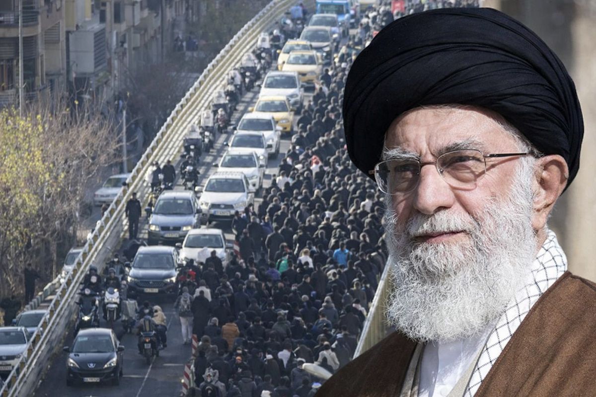 Народ Ирана выступает в поддержку властей Народ Ирана выступает в поддержку властей