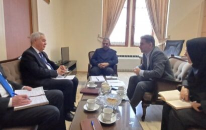 Мулоқоти Сафири Тоҷикистон бо сардори Идораи Осиёи Марказии Вазорати умури хориҷаи Эрон Мулоқоти Сафири Тоҷикистон бо сардори Идораи Осиёи Марказии Вазорати умури хориҷаи Эрон